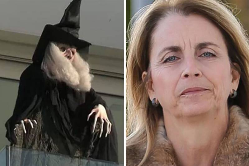 Madre de Piqué reaccionó ante la bruja que le colocó Shakira en el balcón.
