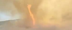 No es el Apocalipsis: impresionante video de un tornado de fuego