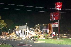 Explosión destruye restaurante KFC en Carolina del Norte
