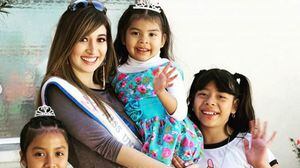FOTOS. Miss Guatemala 2018 lleva alegría a niños del Jardín Infantil de la PNC