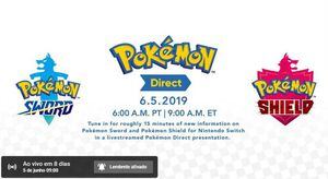 ‘Nintendo Direct’ de Pokémon Sword e Shield acontece na próxima Semana